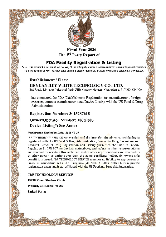FDA certification